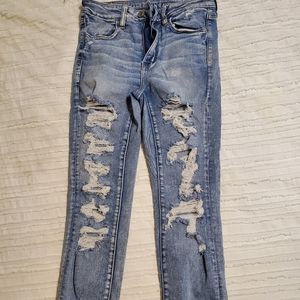 American Eagle ripped jeans